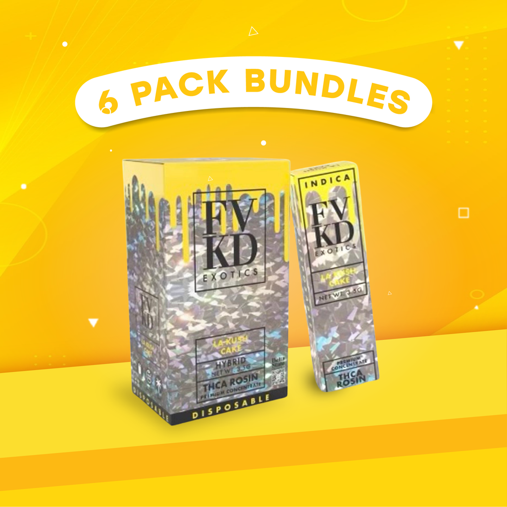 6 PACK FVKD EXOTICS THCA ROSIN DISPOSABLE | 3.5G 6 PACK FVKD EXOTICS THCA ROSIN DISPOSABLE | 3.5G