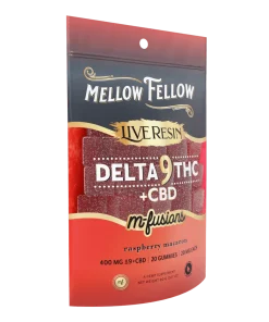 Delta 9 Live Resin Edibles 400mg - Raspberry Macaron