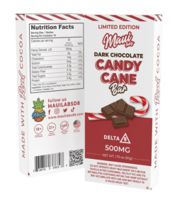 Candy Cane Delta-8 Chocolate Bar (Limited Edition) | 500mg - Maui Labs