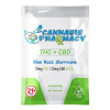 Cannabis Pharmacy 1:1 Delta-9 THC Gummies | 25mg THC & 25mg CBD - Blue Razz Slurricane - 2ct