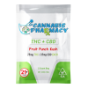 Cannabis Pharmacy 1:1 Delta-9 THC Gummies | 25mg THC & 25mg CBD - Fruit Punch Kush - 2ct