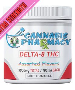 Cannabis Pharmacy Delta-8 THC Gummies | 100mg - Assorted Flavor - 30ct