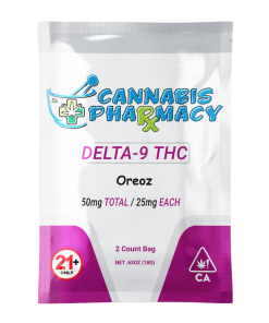 Cannabis Pharmacy Delta-9 THC Gummies | 25mg - Oreoz - 2ct