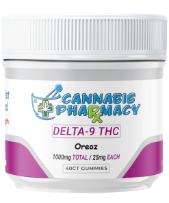 Cannabis Pharmacy Delta-9 THC Gummies | 25mg - Oreoz - 40ct