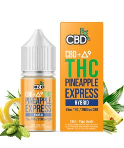 CBD + Delta-9 THC Vape Juice: Pineapple Express - Hybrid