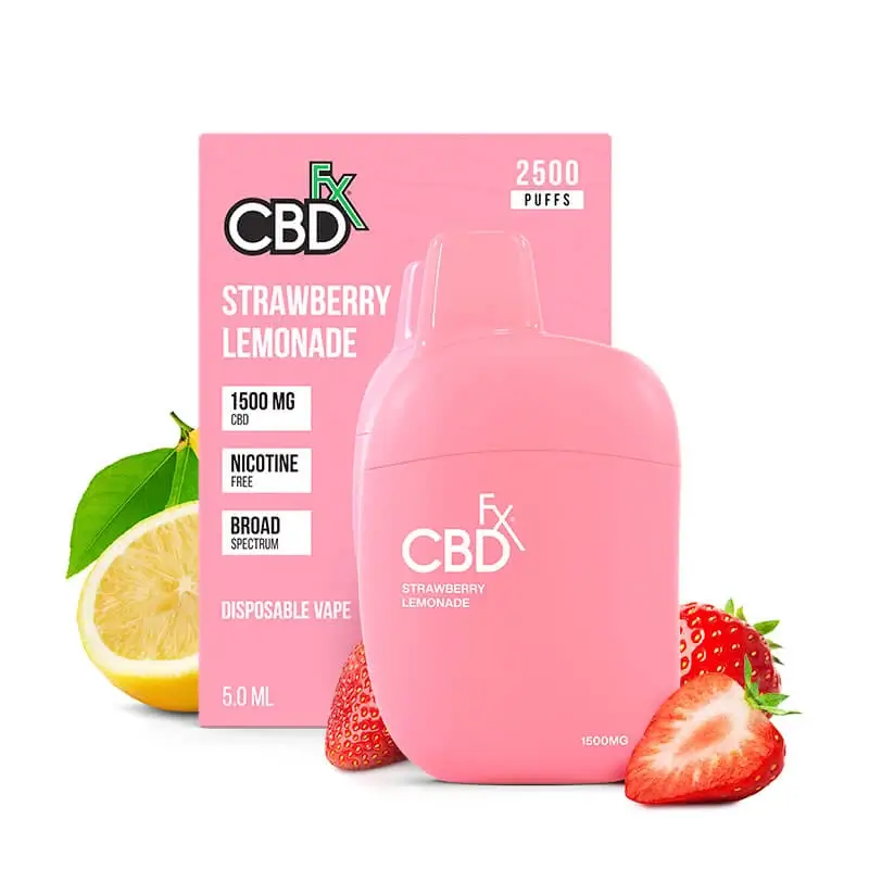 cbdfx-photo-render-product-vape-disposable-fp-purple-strawberry-lemonade-jan-30-2024 (1) Strawberry Lemonade CBD Vape Pen 1500mg