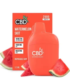 Watermelon Skit THC Vape Pen 1500mg CBD + 10mg THC