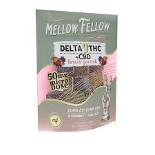 Microdose M-Fusions Gummies - 10 ct 50mg Delta 9 + CBD - Fruit Punch